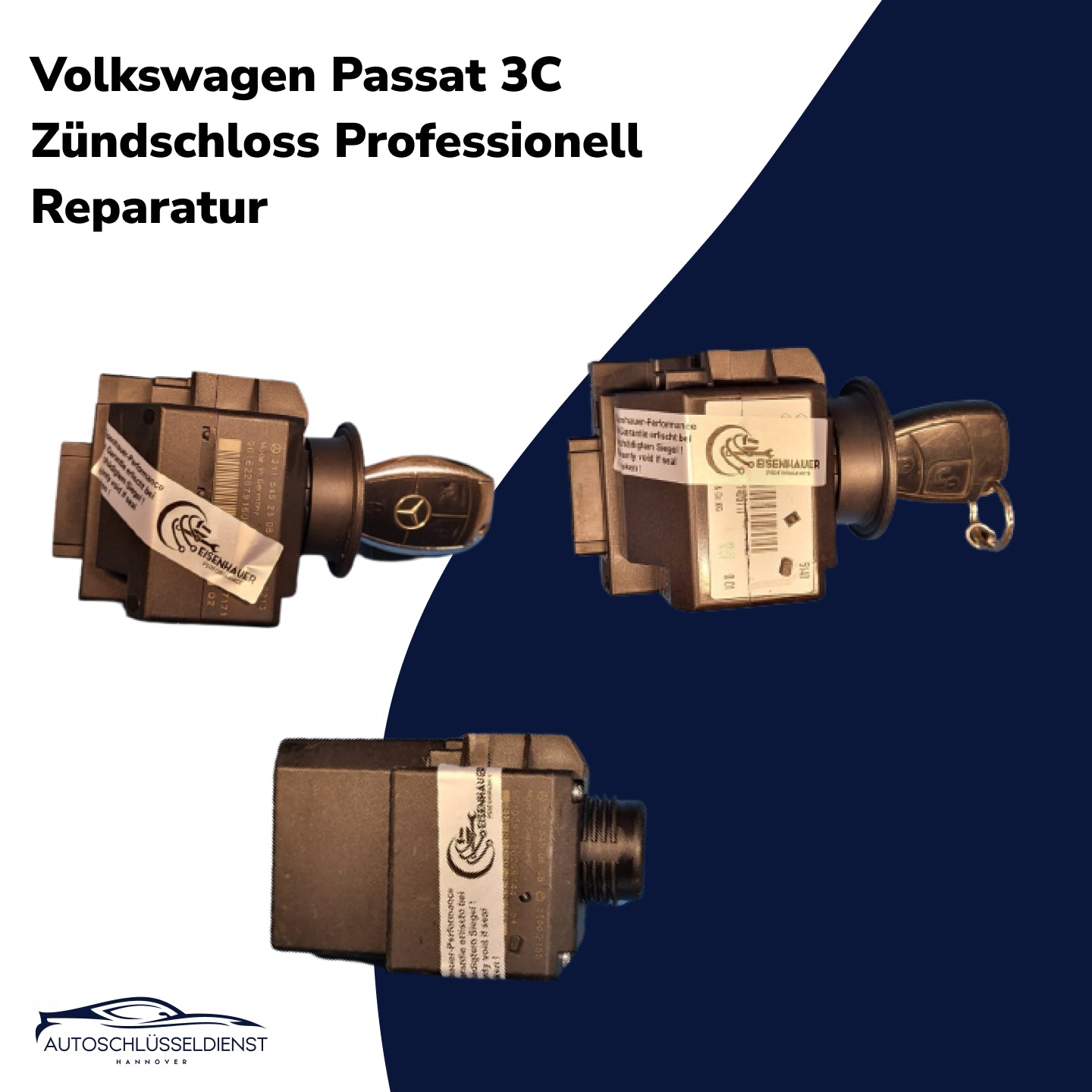 Volkswagen Passat 3C Zündschloss Professionell Reparatur